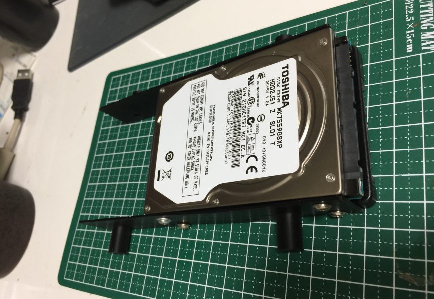 [SSD化] 省スペースパソコン(lenovo H530s)のSSD化とセカンドドライブにHDD増設　その2