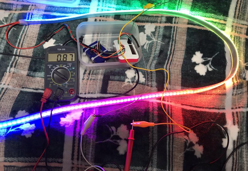 [ラズパイ] WS2812B LEDテープ(NeoPixel RGB)を使ってみる