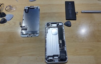 [DIY修理][iphone] iphone7のバッテリーとイヤースピーカーの交換